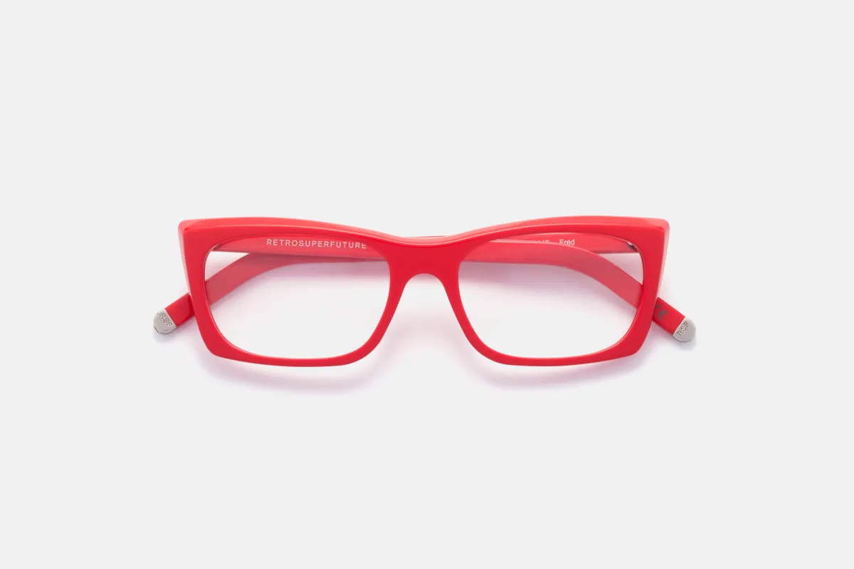 Fred Optical Rosso made by RetroSuperFuture
