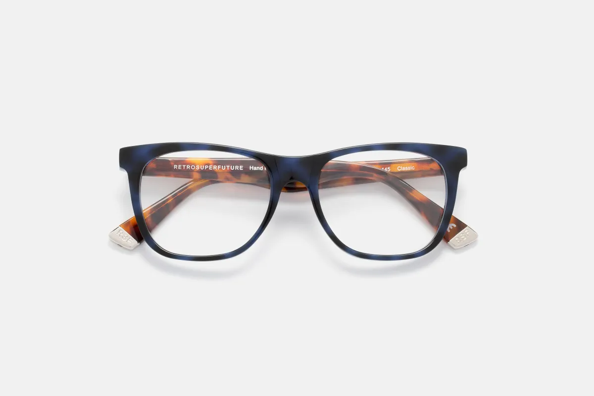 Classic Optical Blue Havana made by RetroSuperFuture