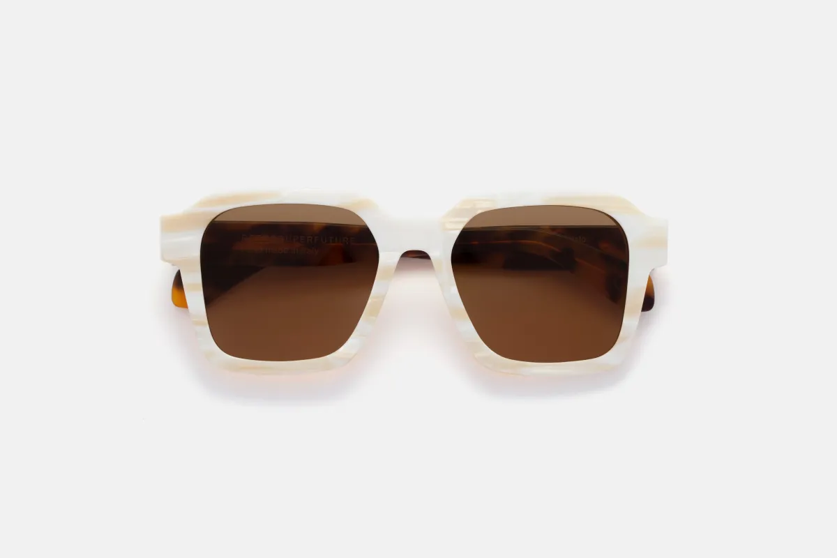 Vasto White Shell Havana sold by RetroSuperFuture