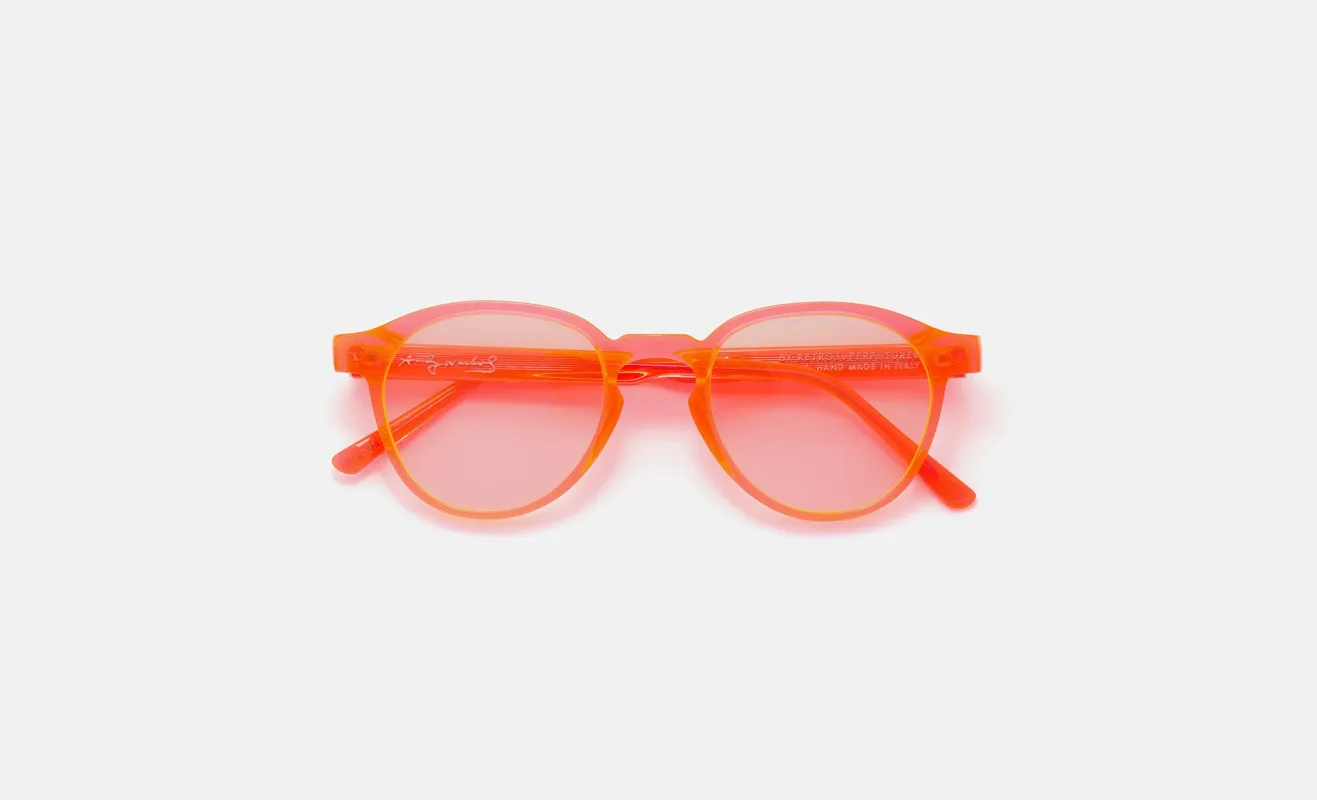 The Warhol Fluo Orange sold by RetroSuperFuture