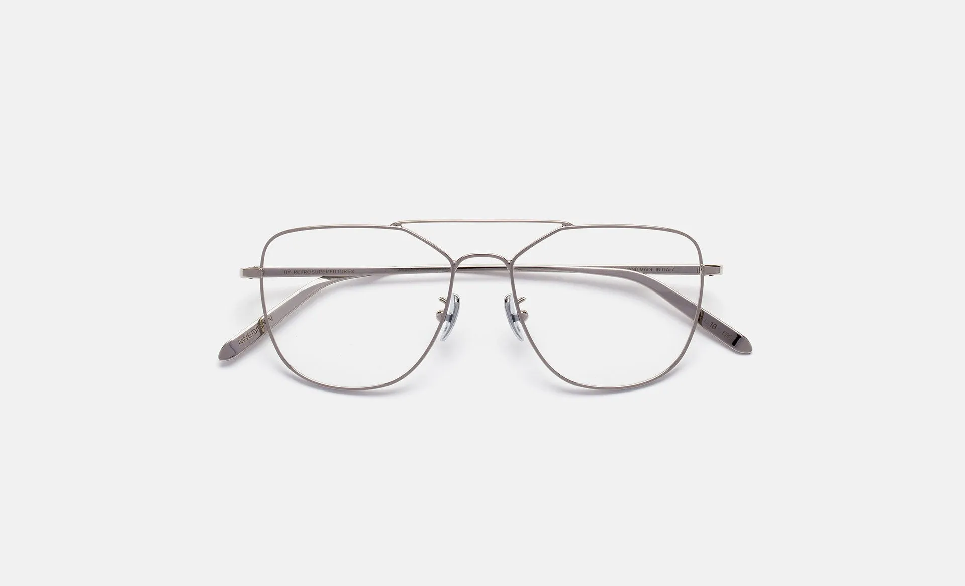SUPER for I VISIONARI Optical Silver sold by RetroSuperFuture