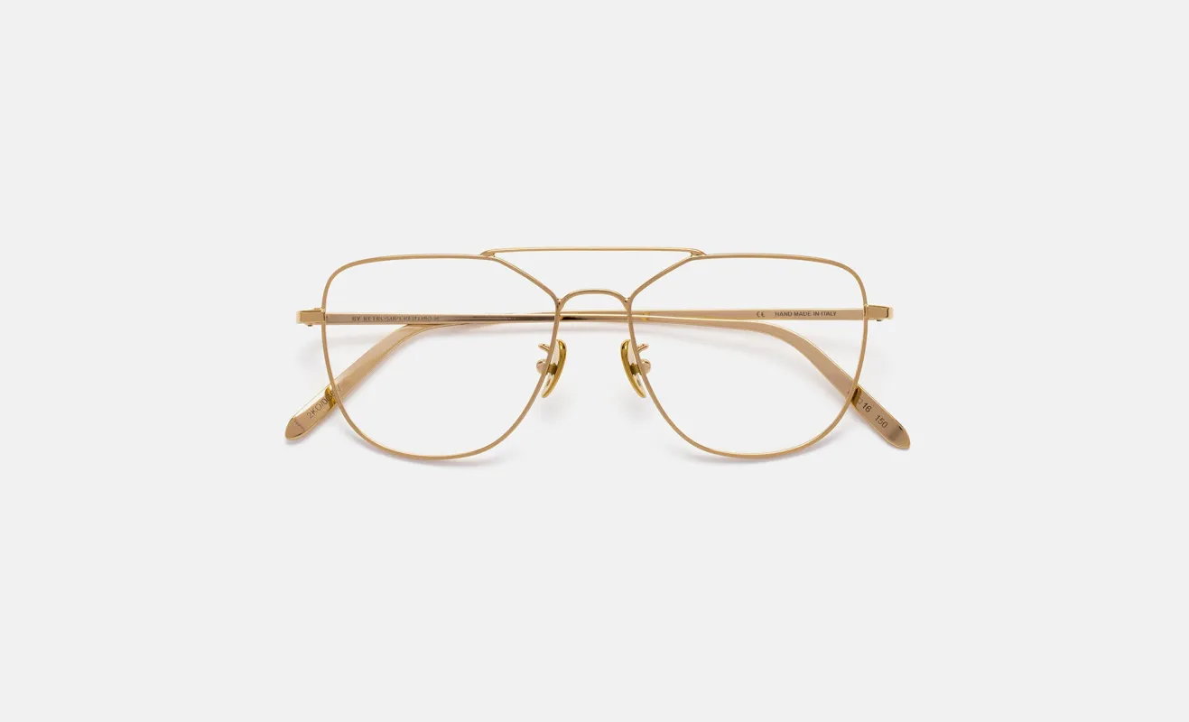 SUPER for I VISIONARI Optical Gold made by RetroSuperFuture