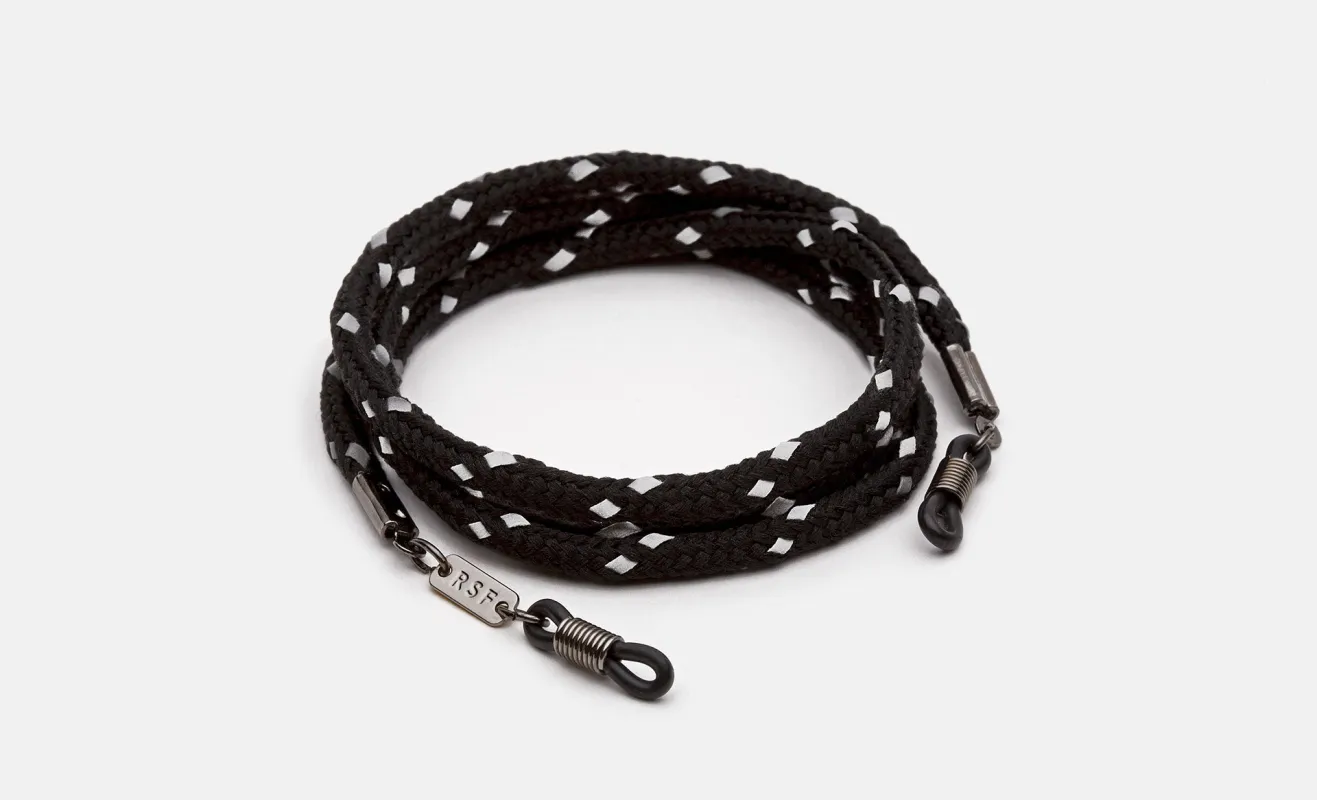 Black Reflective Silver Cord sold by RetroSuperFuture