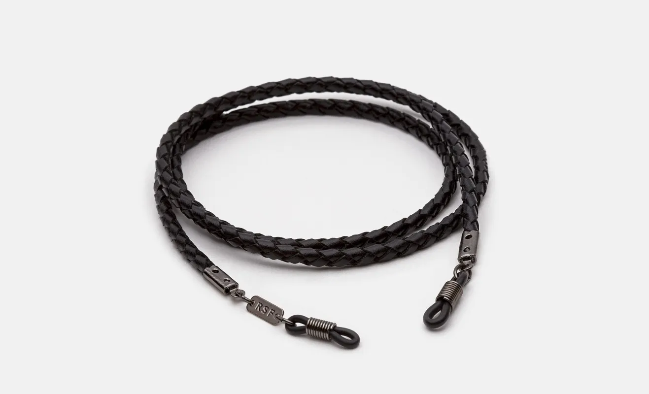 Black Faux Leather Cord sold by RetroSuperFuture