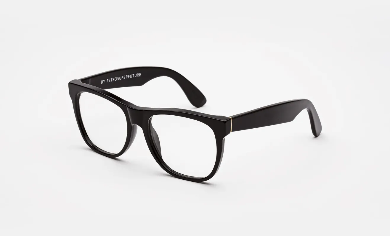 Classic Black Clear Lens made by RetroSuperFuture