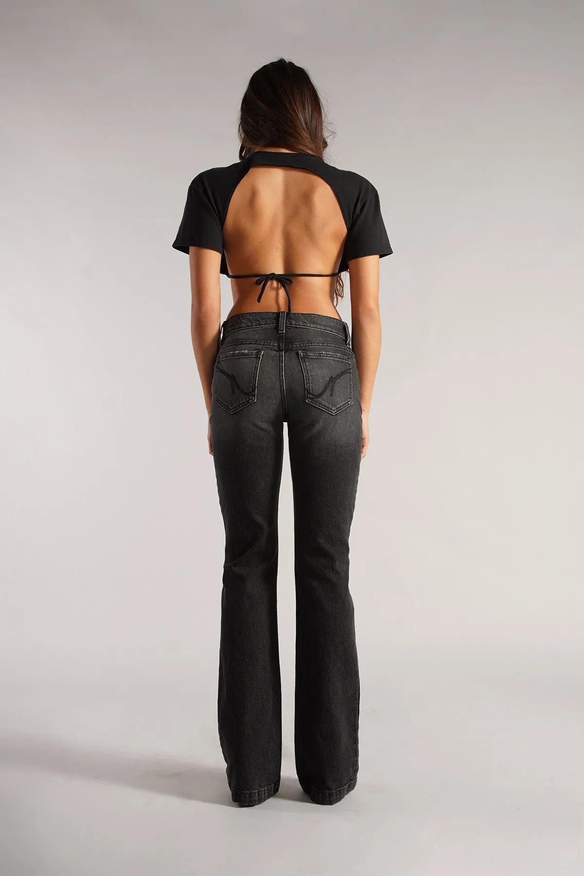 LILY TEE / VINTAGE BLACK sold by REVICE product image thumbnail 4