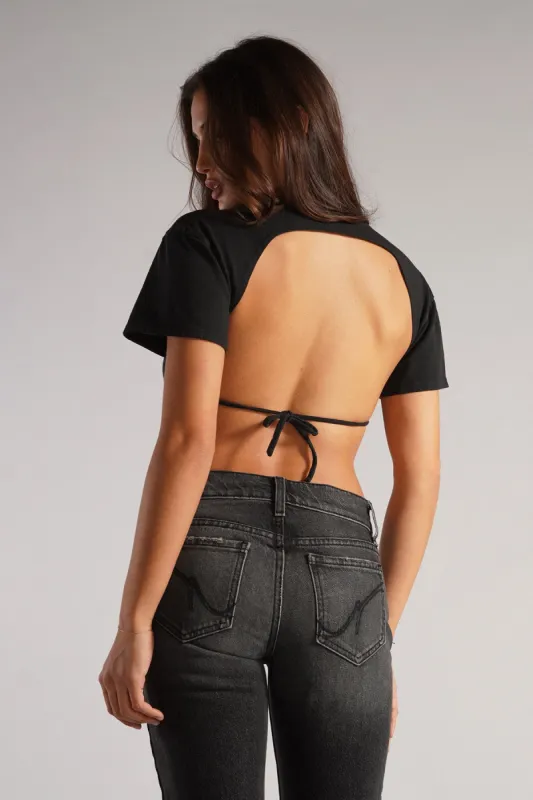 LILY TEE / VINTAGE BLACK sold by REVICE