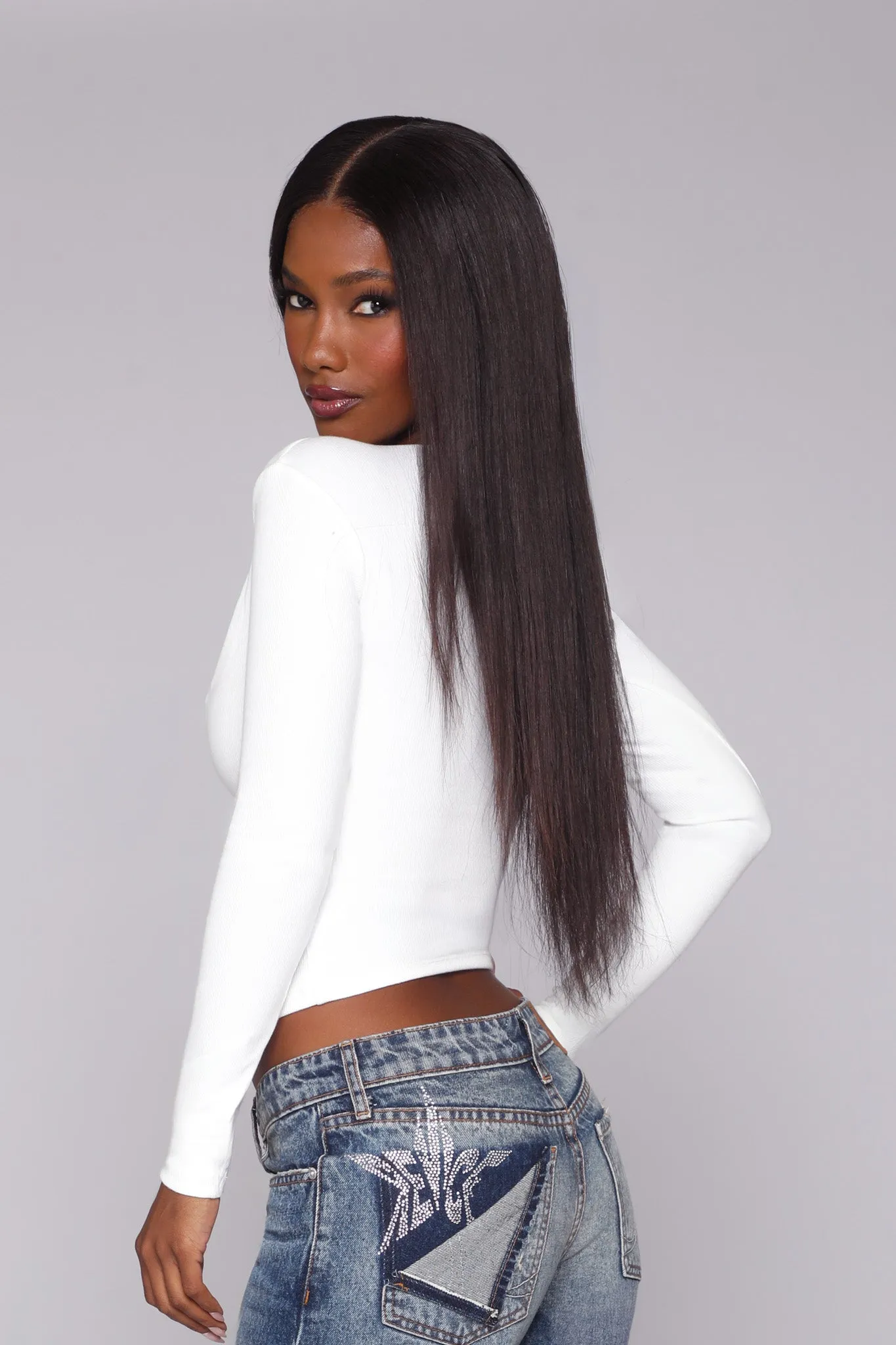 VALLEY LONG SLEEVE / OPTICAL WHITE sold by REVICE product image thumbnail 4