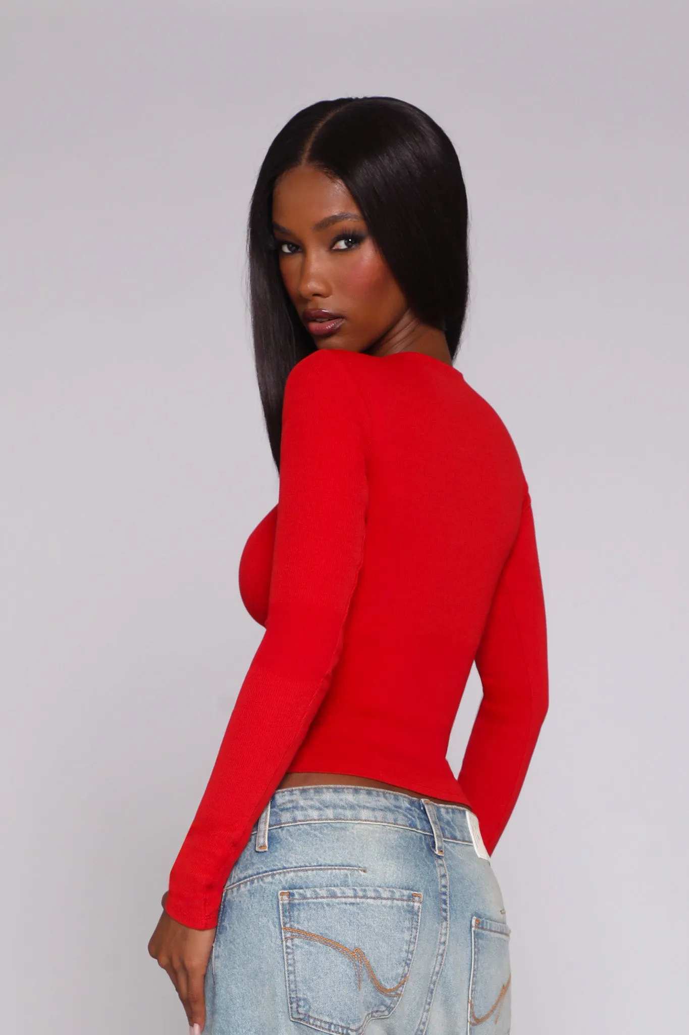 VALLEY LONG SLEEVE / CHERRY sold by REVICE product image thumbnail 5