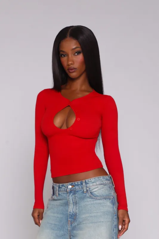 VALLEY LONG SLEEVE / CHERRY sold by REVICE