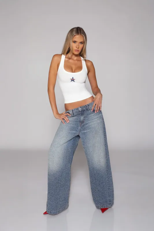 EMPIRE JEAN / AQUAMARINE sold by REVICE