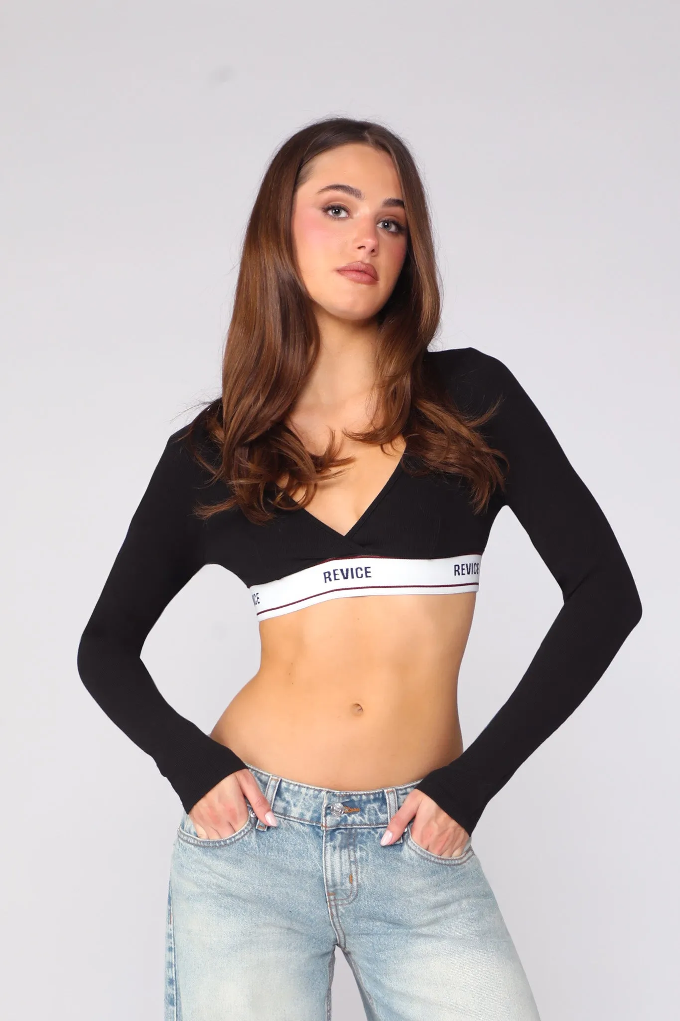 LA LA LONG SLEEVE / JET BLACK sold by REVICE product image thumbnail 5