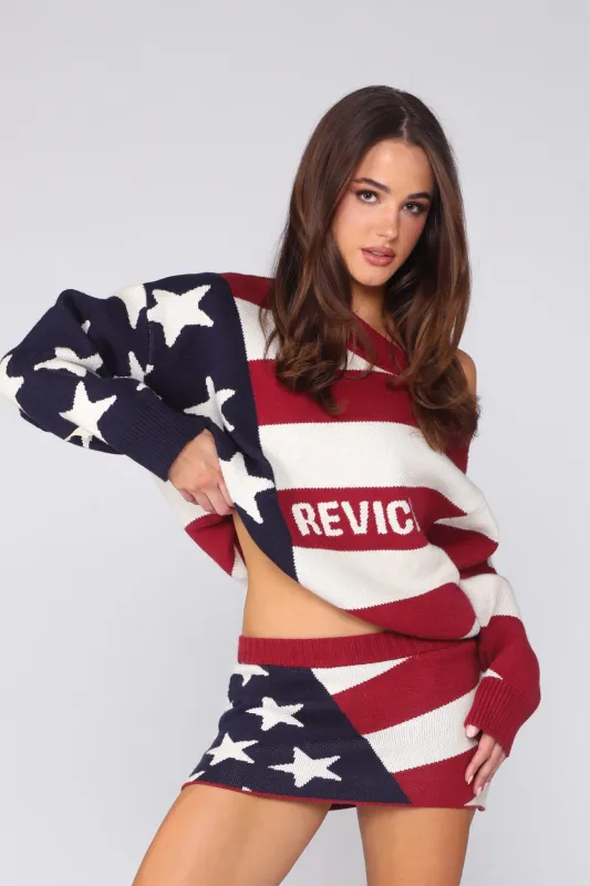 MISS AMERICA SWEATER sold by REVICE