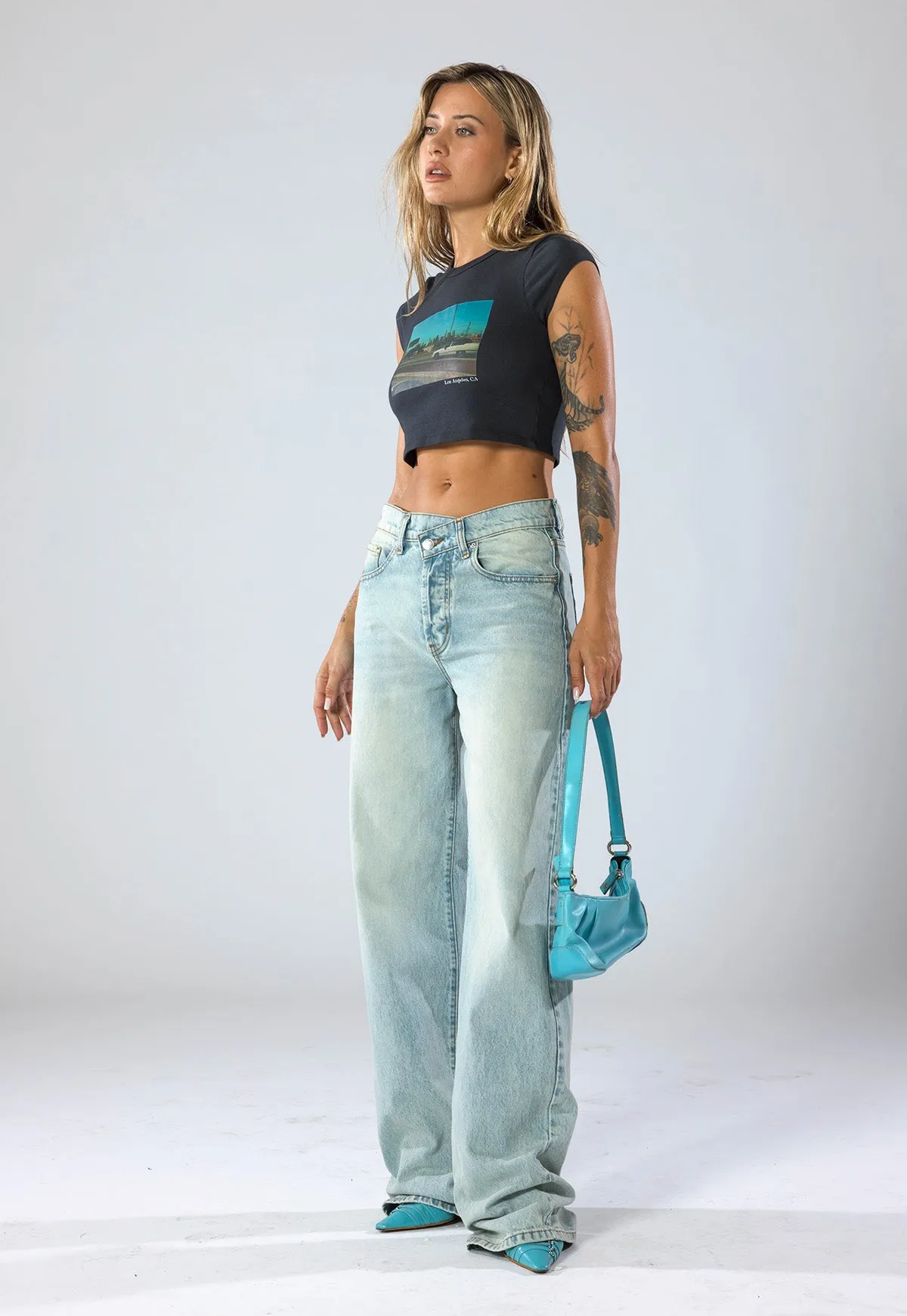 Oversized Jean / Seattle Blue sold by REVICE