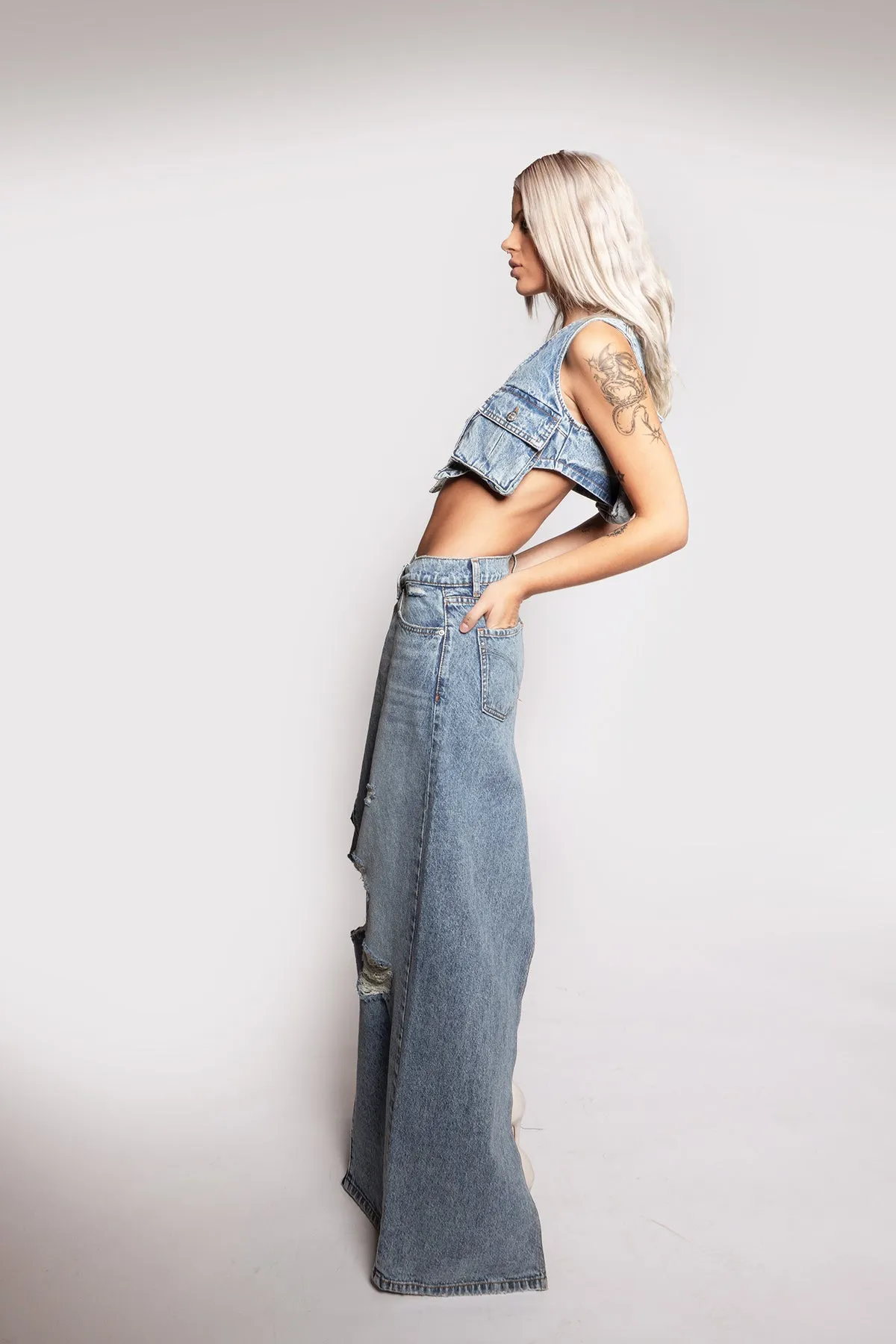 Brooklyn Skirt / Double Dare sold by REVICE product image thumbnail 2