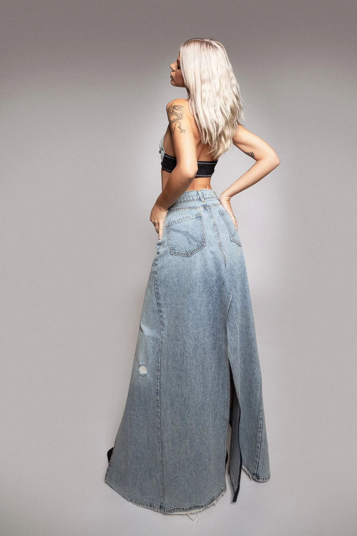 Brooklyn Skirt / Double Dare sold by REVICE product image thumbnail 3