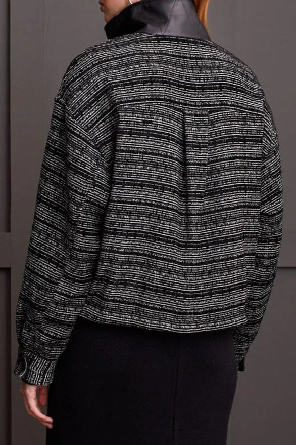 Houndstooth Bomber Jacket sold by Revolution Boutique product image thumbnail 2