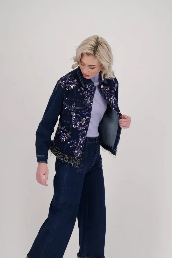 Denim Sequin Tassel Jacket sold by Revolution product image thumbnail 3