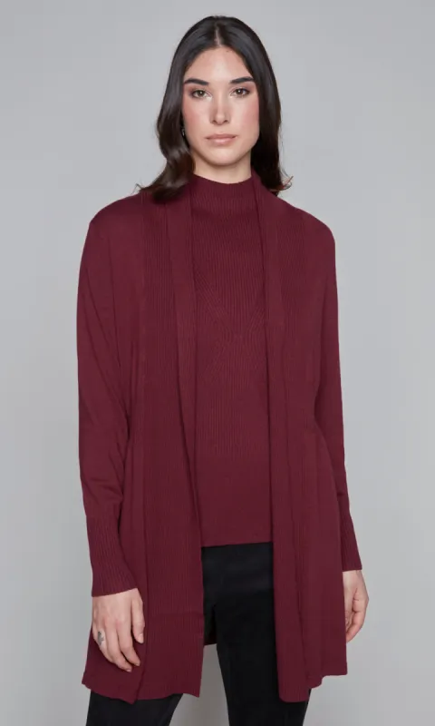 Rib Detail Knit Cardigan sold by Revolution Boutique