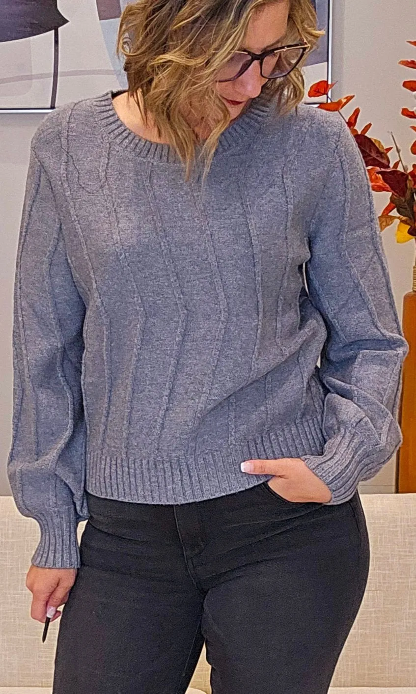 Rib Detail Sweater sold by Revolution Boutique