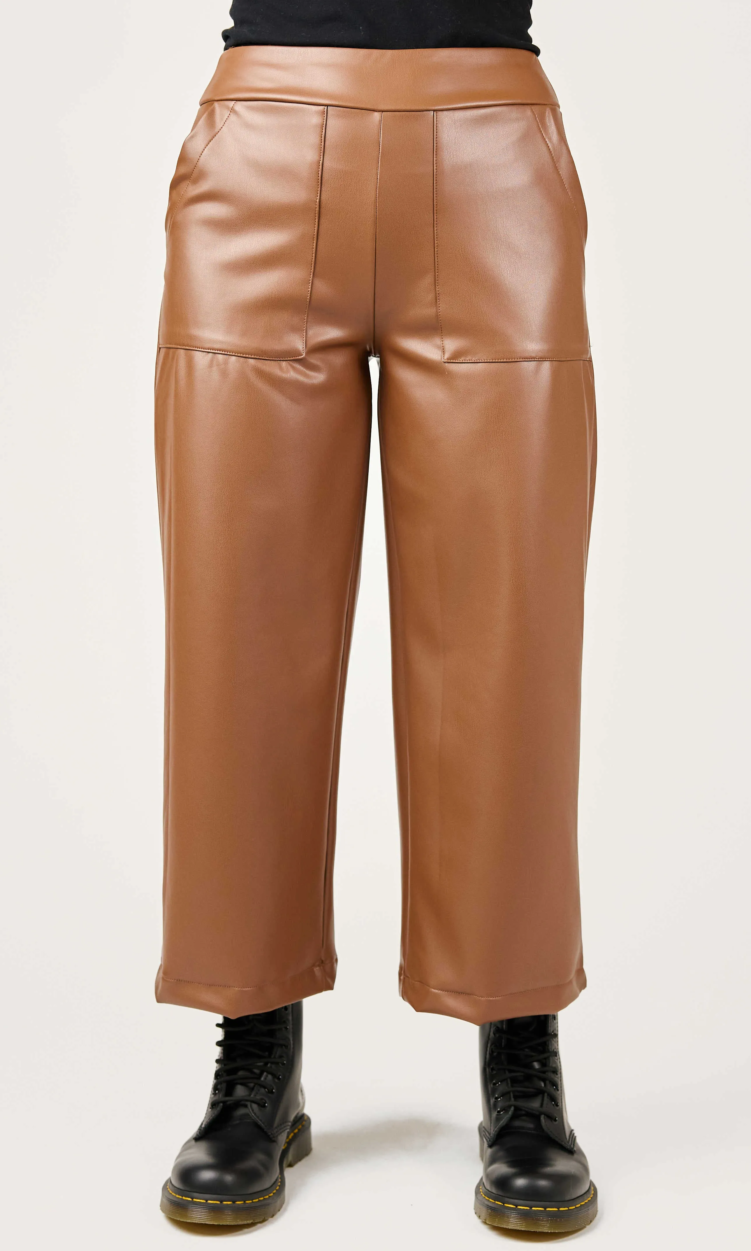 Crop Wide Leg Vegan Pant sold by Revolution Boutique