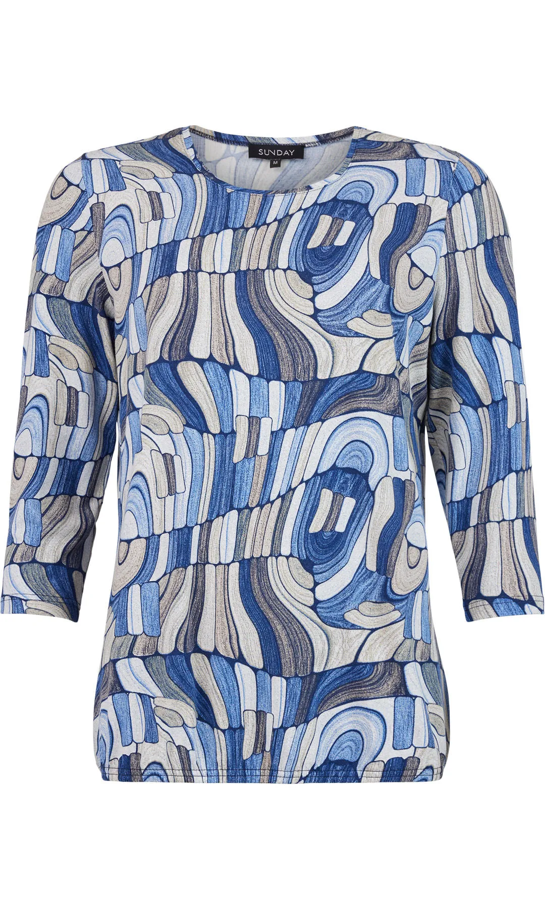 3/4 Sleeve Round Neck Top sold by Revolution Boutique product image thumbnail 2