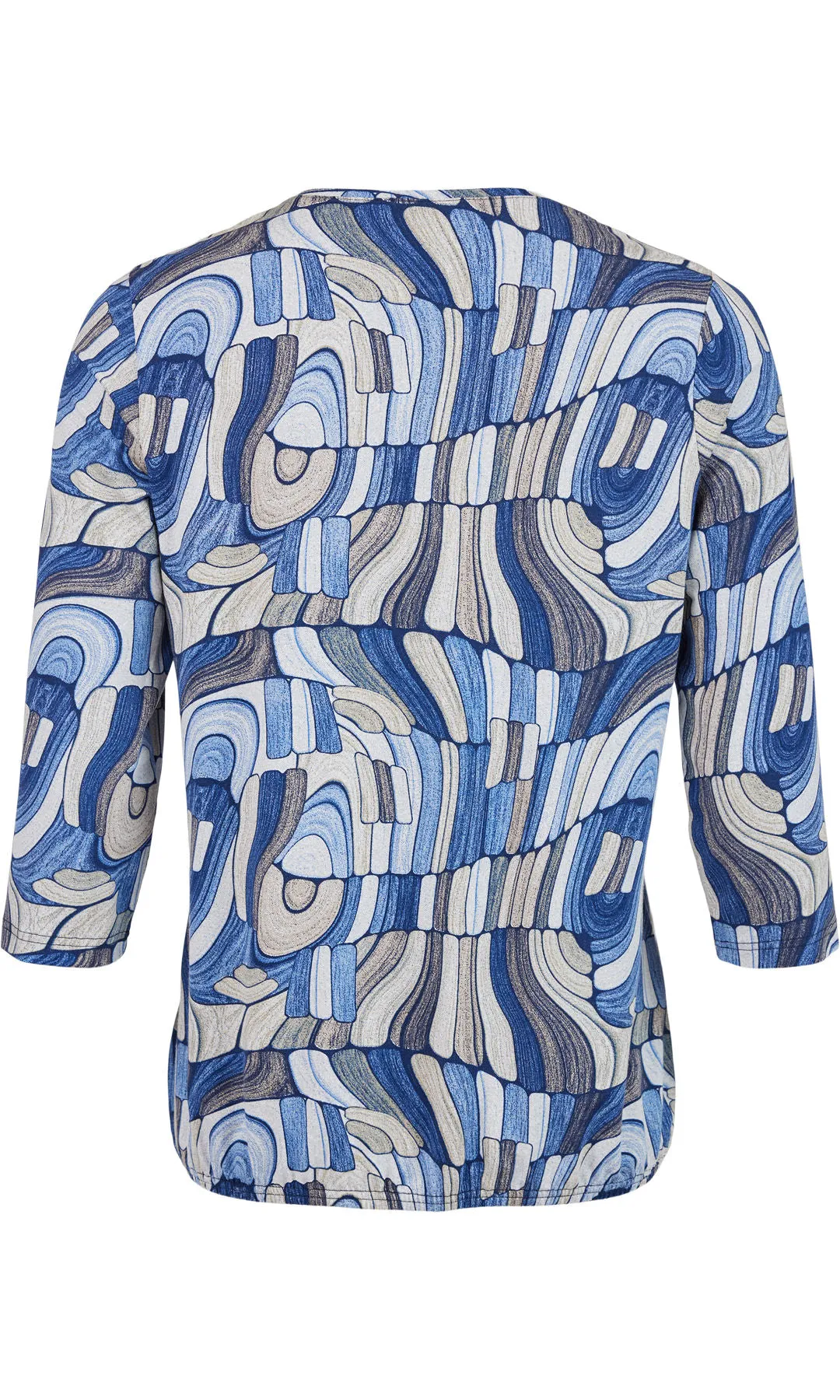 3/4 Sleeve Round Neck Top sold by Revolution Boutique product image thumbnail 4