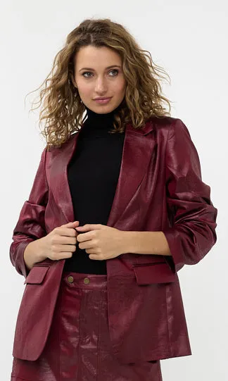 Metallic Ruched Sleeve Blazer sold by Revolution Boutique product image thumbnail 3