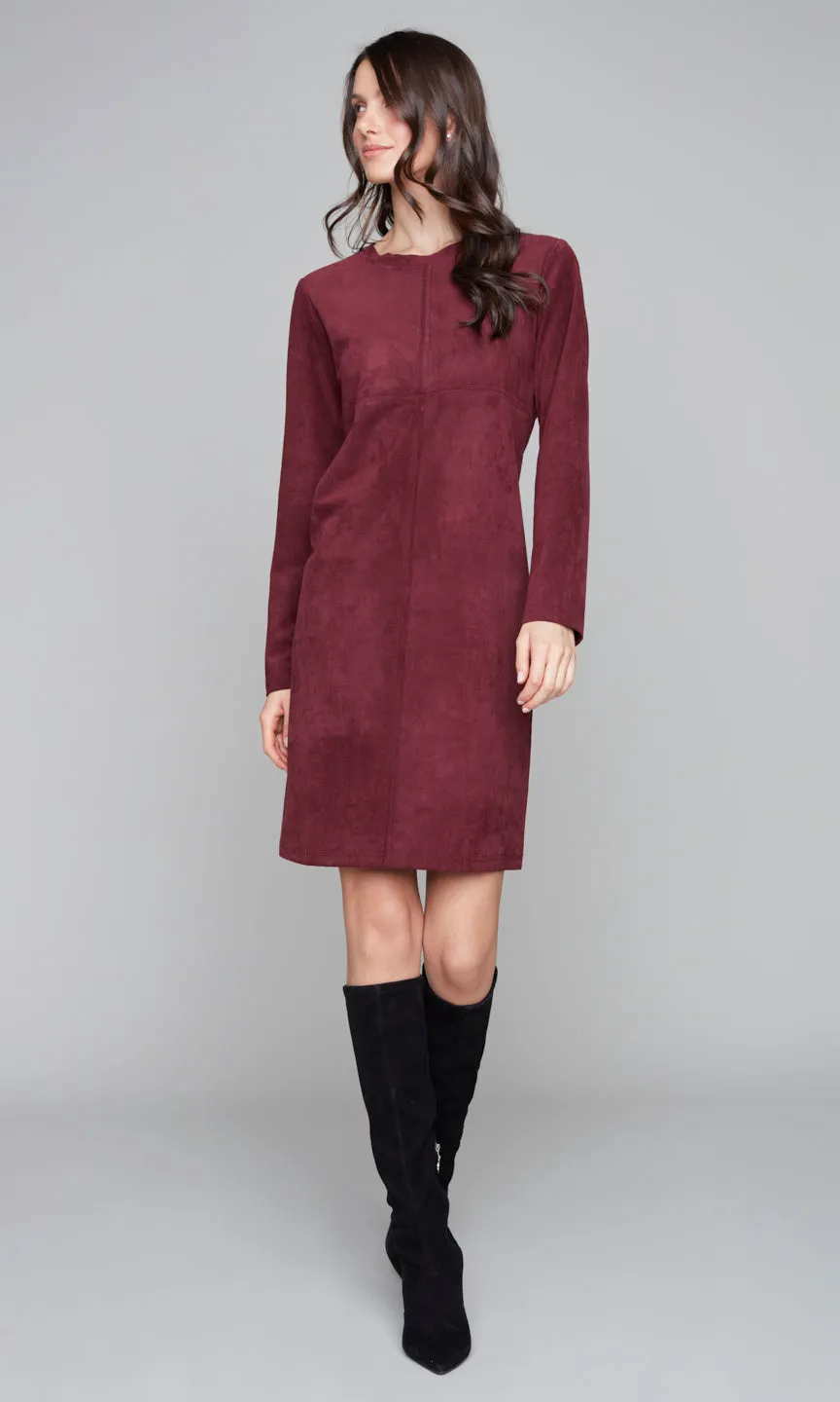 Faux Suede Dress sold by Revolution Boutique