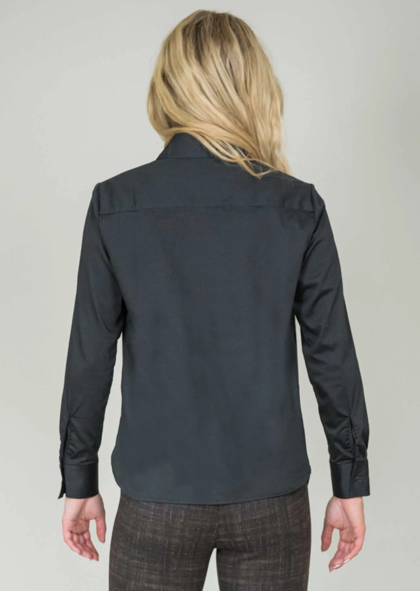 Hidden Button Collared Blouse sold by Revolution Boutique product image thumbnail 3
