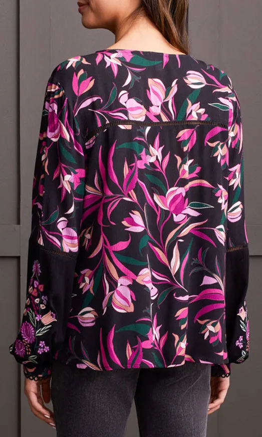 Embroidered Button Front Blouse sold by Revolution Boutique product image thumbnail 2