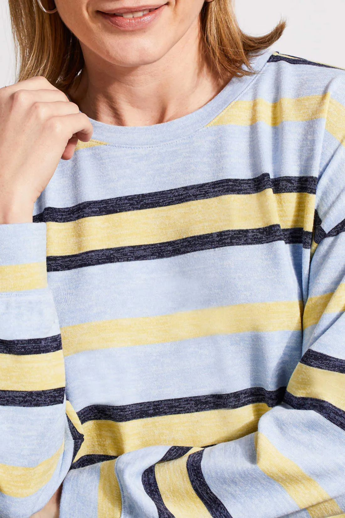 Crew Neck Stripe Top sold by Revolution Boutique product image thumbnail 3