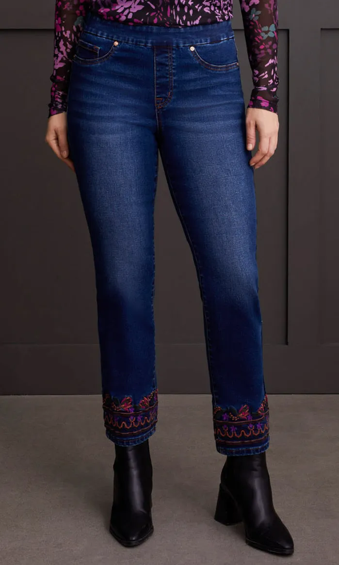 Audrey Pull On Ankle Denim sold by Revolution Boutique