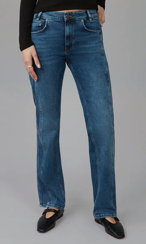 Mid Rise Straight Leg Jean sold by Revolution Boutique product image thumbnail 3