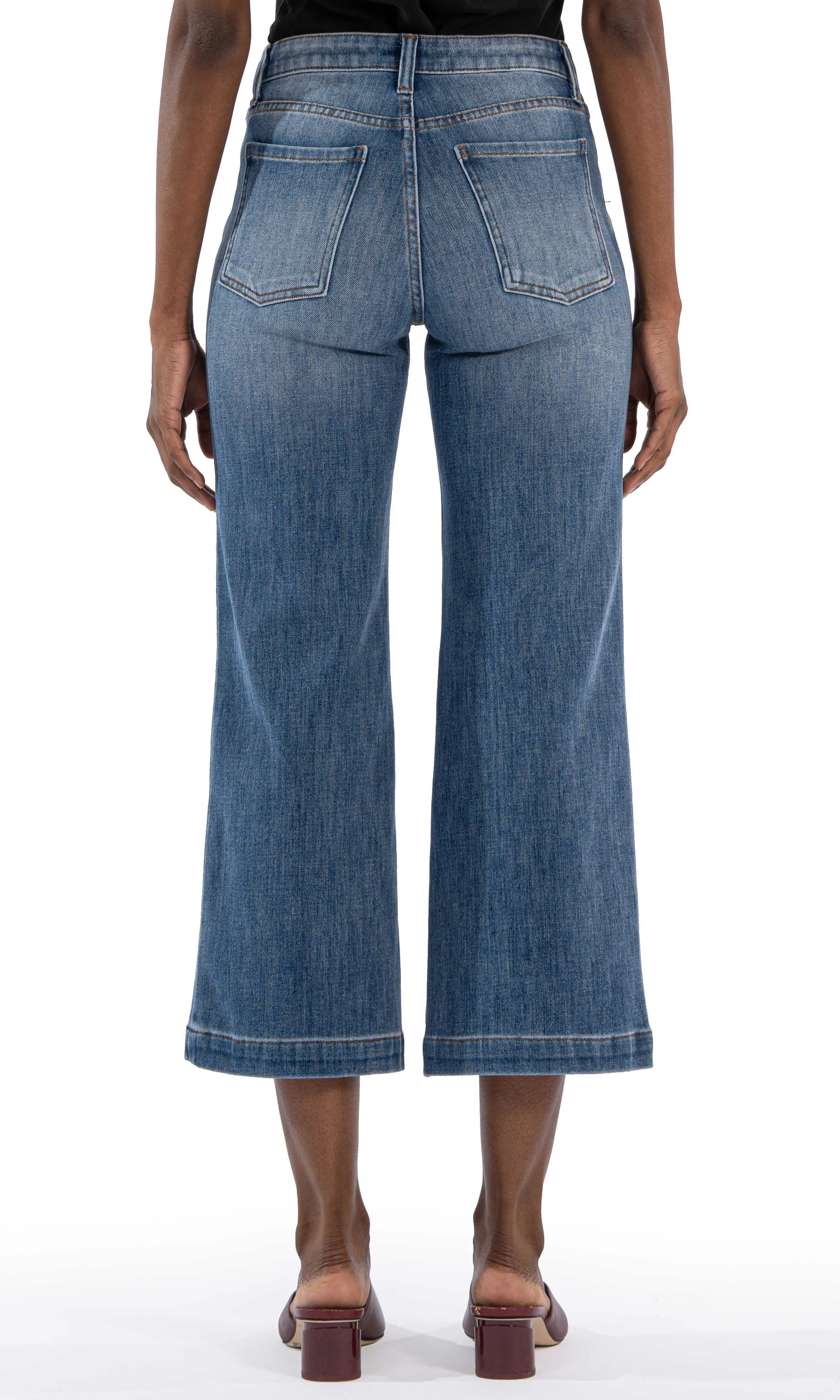 High Rise Wide Leg Denim sold by Revolution Boutique product image thumbnail 2