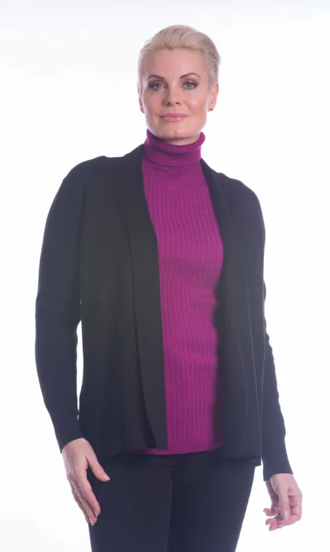 Ribbed Open Front Cardigan sold by Revolution Boutique
