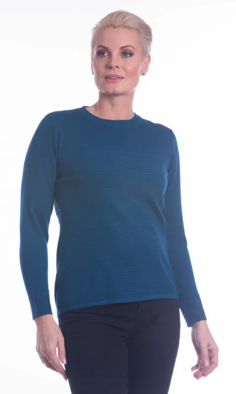 Ribbed Crew Neck Sweater sold by Revolution Boutique