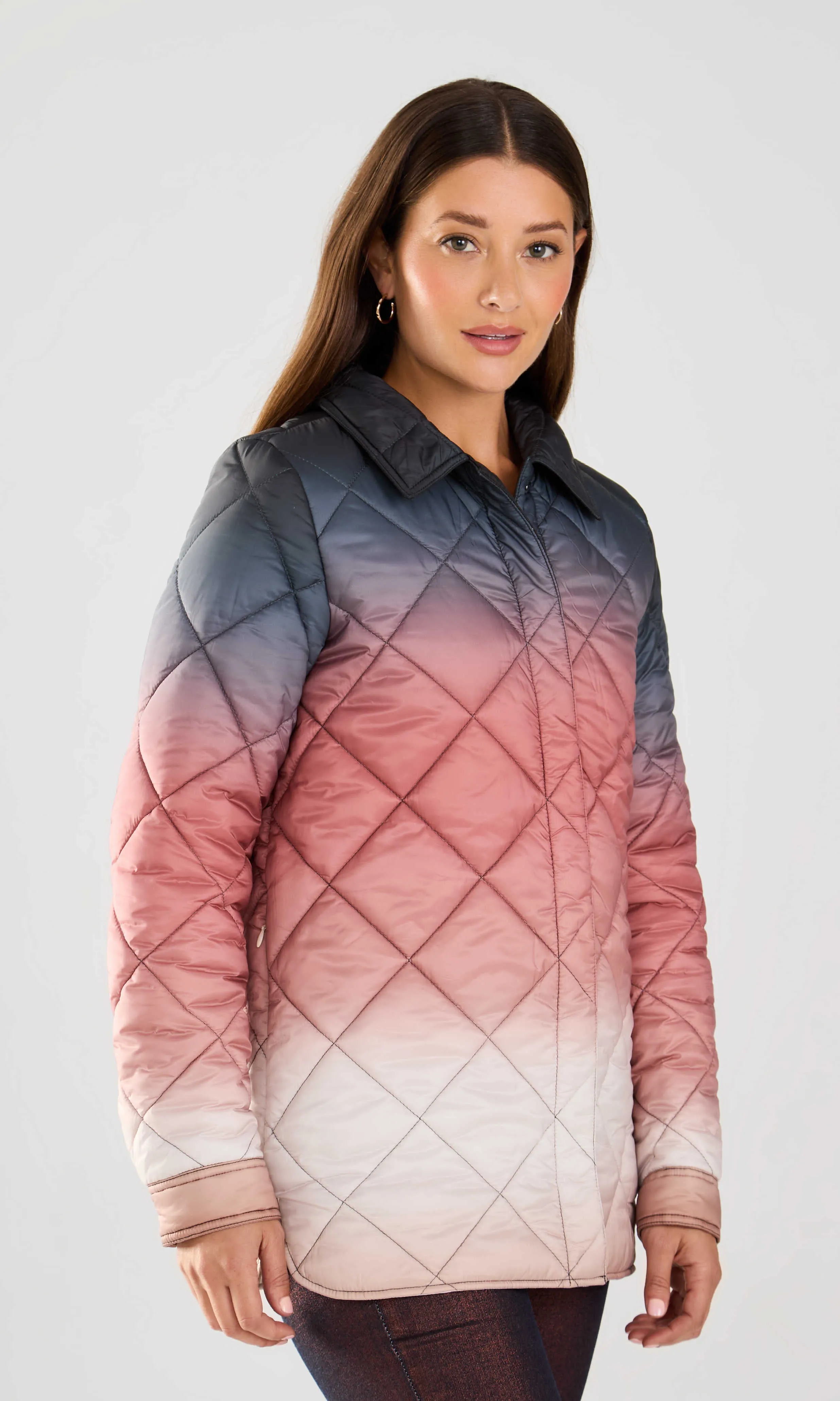 Quilted Ombre Jacket sold by Revolution Boutique product image thumbnail 3