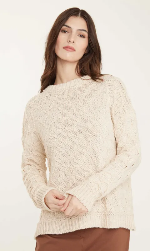 Honeycomb Knit Sweater sold by Revolution Boutique