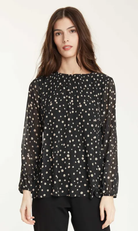Dotted Georgette Blouse sold by Revolution Boutique