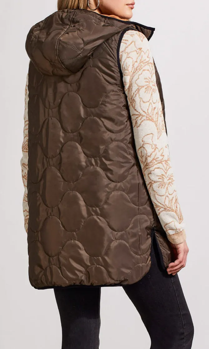 Reversible Hooded Puffer Vest sold by Revolution Boutique product image thumbnail 4