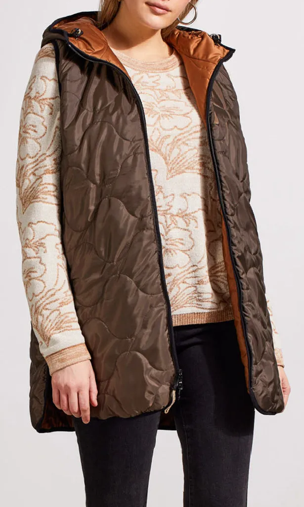 Reversible Hooded Puffer Vest sold by Revolution Boutique product image thumbnail 2