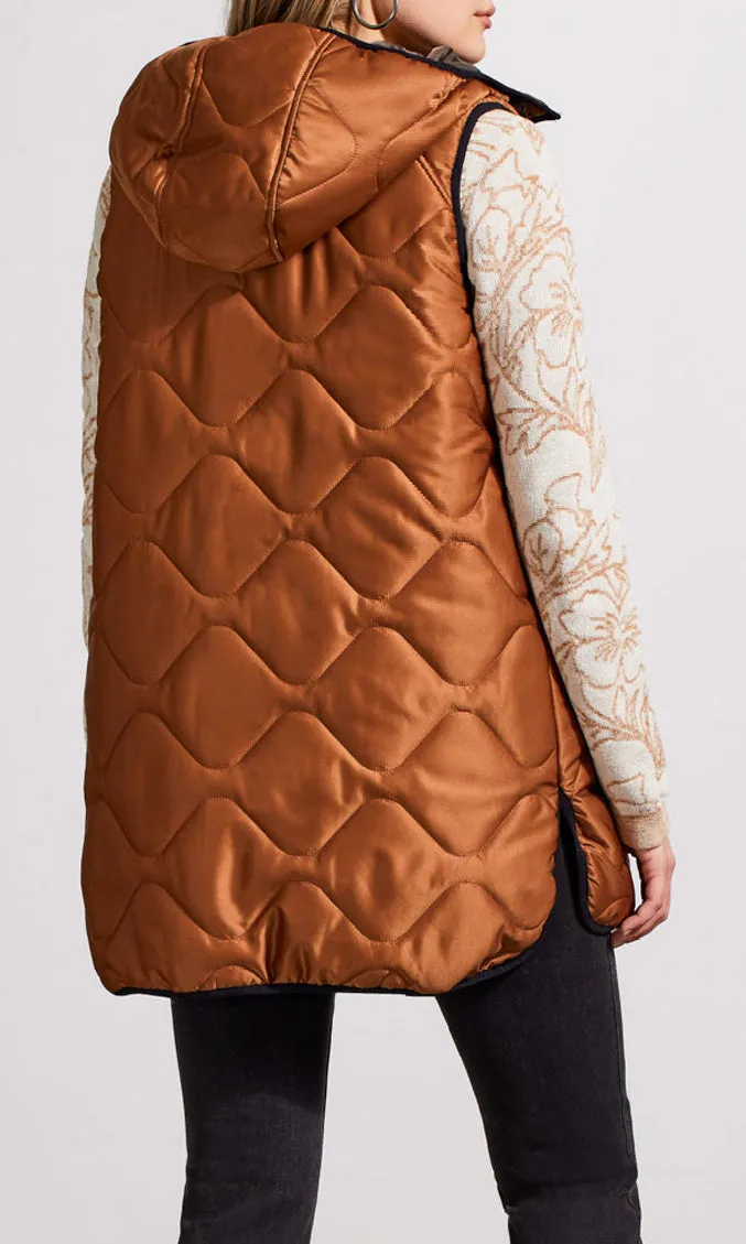 Reversible Hooded Puffer Vest sold by Revolution Boutique product image thumbnail 3