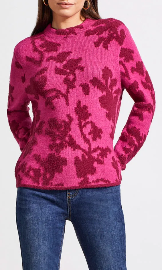 Mock Neck Jacquard Sweater sold by Revolution