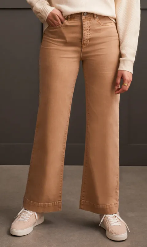 Fly Front Wide Leg Pant sold by Revolution Boutique