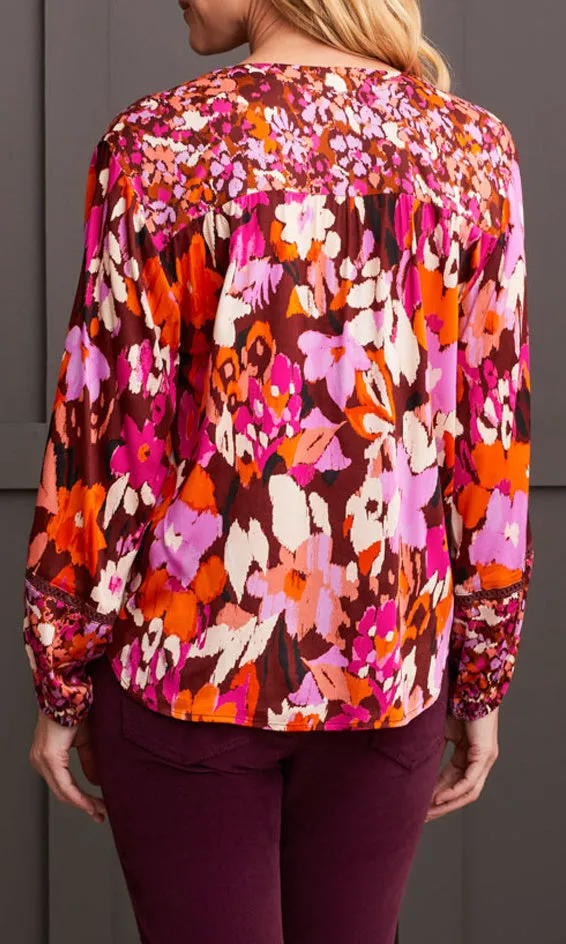 Tie Neck Puff Sleeve Blouse sold by Revolution Boutique product image thumbnail 2
