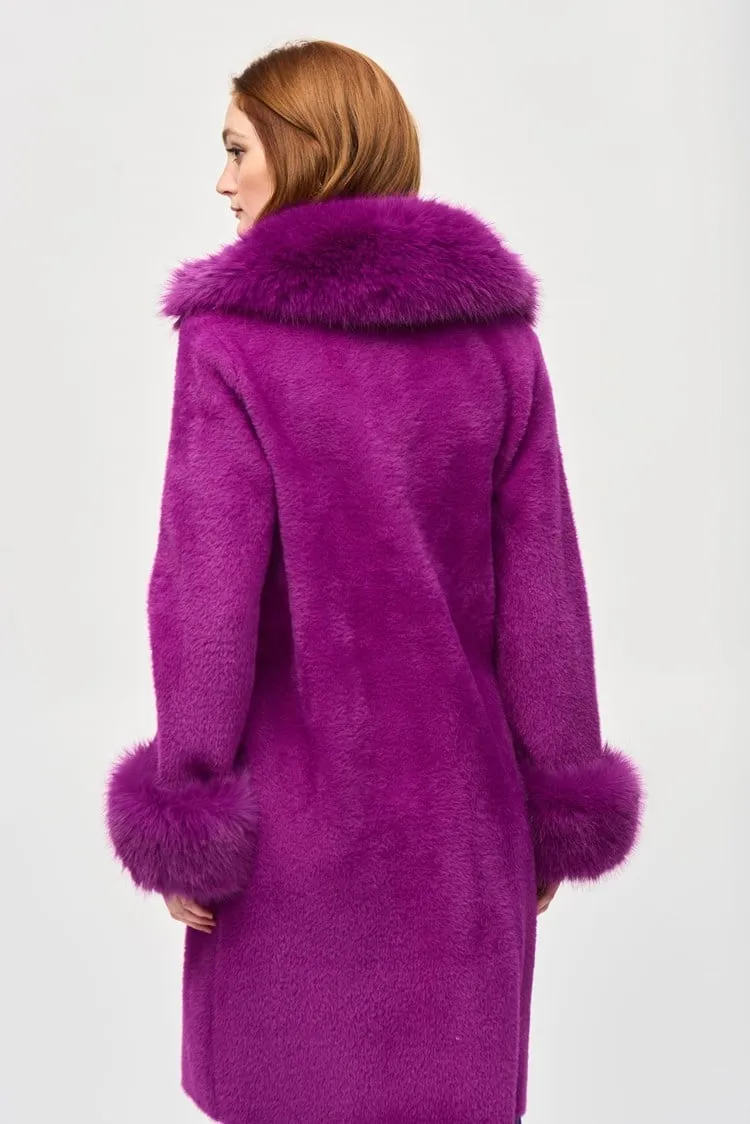 Ribkoff Faux Fur Trim Coat sold by Revolution Boutique product image thumbnail 3