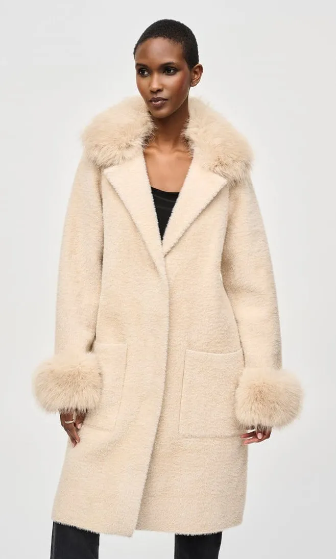 Ribkoff Faux Fur Trim Coat sold by Revolution Boutique product image thumbnail 2