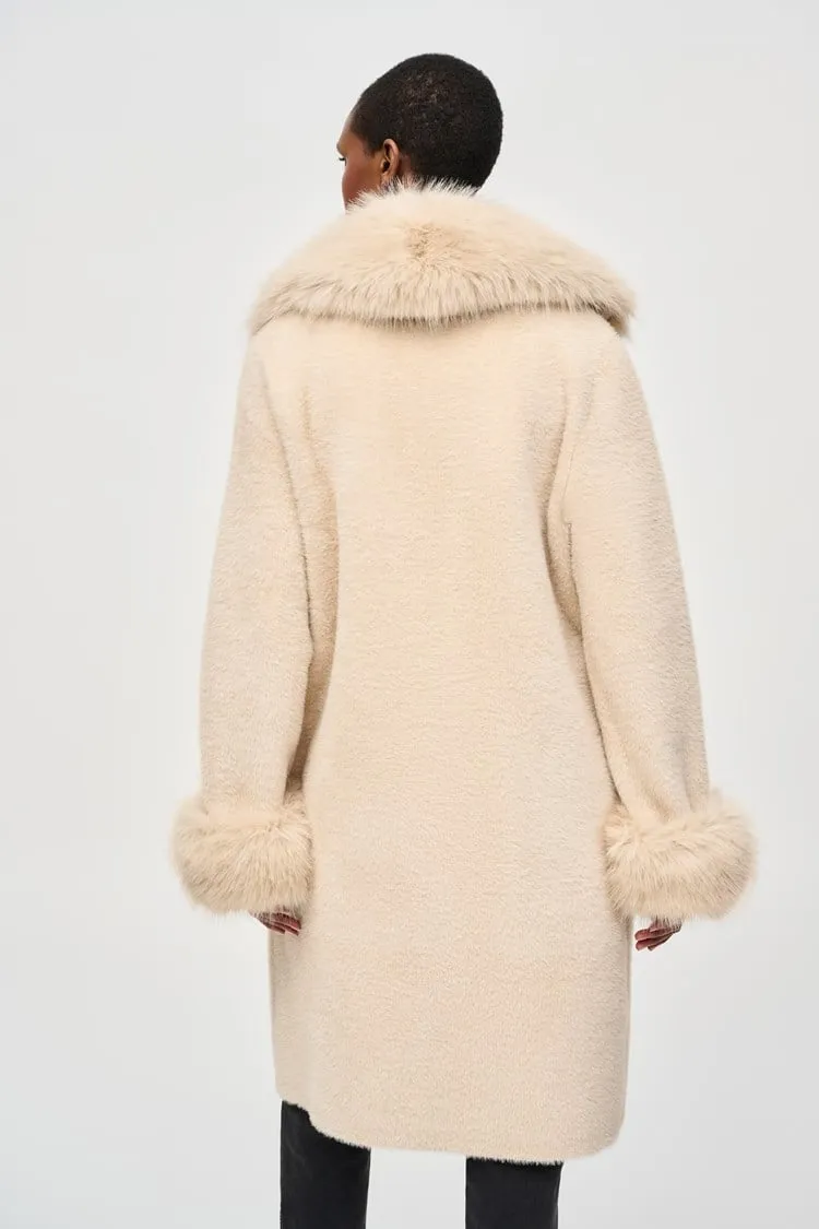 Ribkoff Faux Fur Trim Coat sold by Revolution Boutique product image thumbnail 4