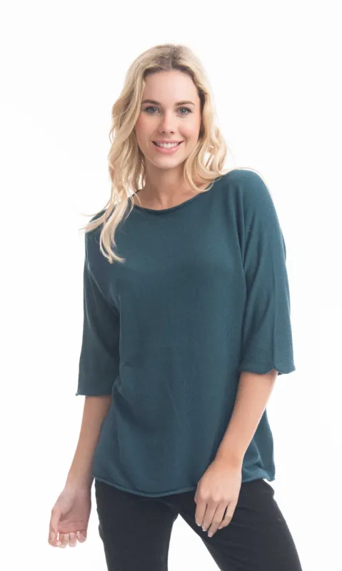 Boatneck Knit Dolman Top sold by Revolution Boutique
